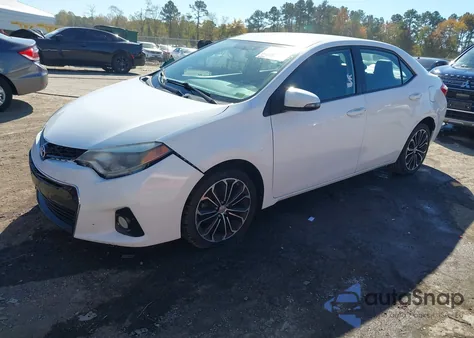 2016 Toyota Corolla S Plus из США, поврежденный, VIN 2T1BURHE8GC609581